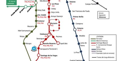 Avtobus turu Havana xəritə